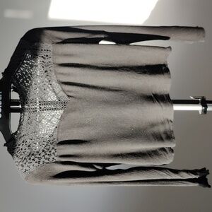 Black sweetheart top